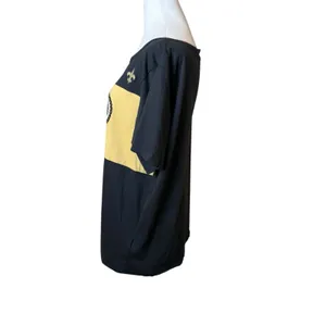 NFL Womens Black Gold‎ New Orleans Saints T-Shirt Large Football Fan Gear thumbnail 3