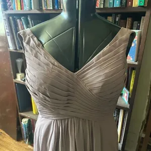 JJ’s House dusty lavender chiffon bridesmaid evening dress thumbnail 4