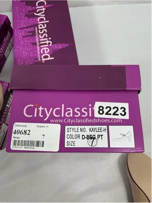 Womans New In Box City Classified Kaylee Mary Jane Pumps Size 7 Beige thumbnail 7