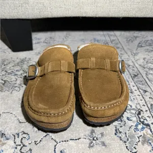 Birkenstock Buckley Shearling Suede Leather thumbnail 3