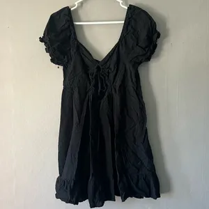 Wild Fable Black Flowy Mini Dress Size XL thumbnail 6