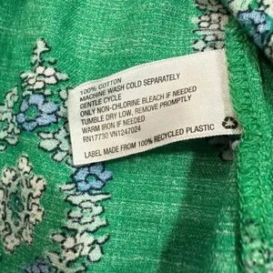 Knox Rose‎ S Green Paisley Peasant Top Boho Floral Puff Sleeve Cottagecore thumbnail 7