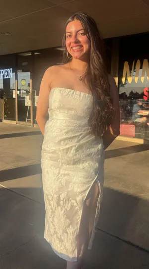 Showpo Midi White Wrap Dress thumbnail 4