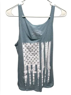 Grunt Style Women's Rifle Flag Flowy Tank thumbnail 3