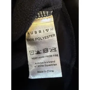 AUBRION XXS‎ Gray Jacket Hooded Full Zip Fleece Equestrian Coat Grey thumbnail 4