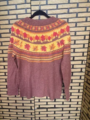 Maurice’s brown and orange fall sweater size XS thumbnail 2