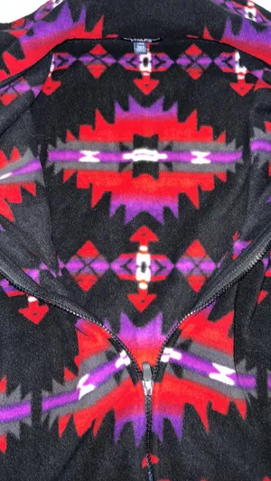 Ralph Lauren Fleece Aztec Southwestern Print Vest thumbnail 4