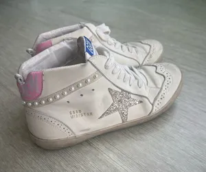 Golden goose Pearl mid stars  thumbnail 1