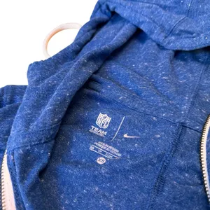 Nike NFL Indianapolis Colts Dri-FIT Full Zip Hoodie Blue Women’s XS Athletic EUC thumbnail 10