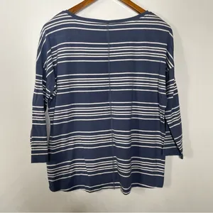 Patagonia Shallow Seas Lightning Stripe Dolomite Blue Top Size Medium‎ thumbnail 3