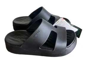 CROCS NEW Women's Getaway Platform H-Strap Shoe Size 7 #B1903 thumbnail 1