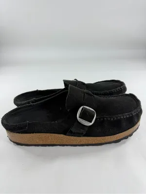 Birkenstock Buckley Black Suede Clogs Mule Shoes EU 41 Narrow thumbnail 5