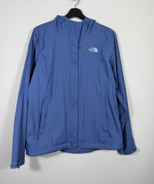 The North Face Women’s Blue Hooded Waterproof Rain Jacket Medium thumbnail 1