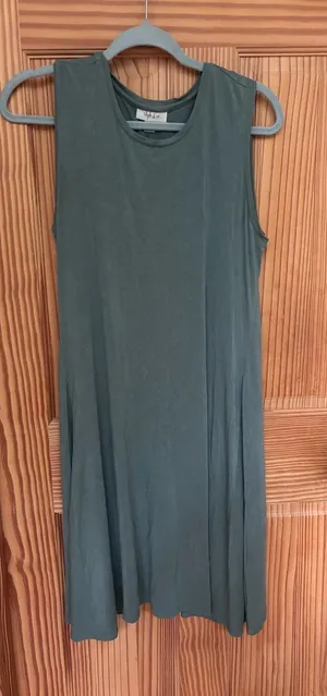 Style & Co. Sleeveless Olive Tank Swing Dress thumbnail 1
