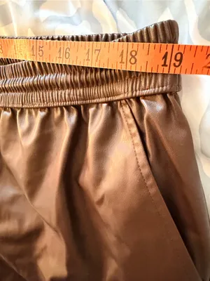 Women's Mid-Rise Wide Leg Faux Leather Pull-On Pants - Future Collective NWOT thumbnail 6