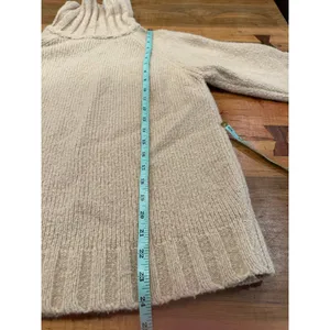 J.CREW Beige Merino Wool Turtleneck Sweater S thumbnail 7