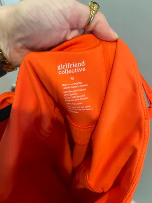 Girlfriend Collective Orange racer Juliet exercise dress thumbnail 8