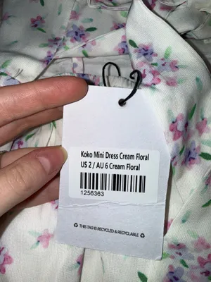 NWT Princess Polly floral mini dress thumbnail 4