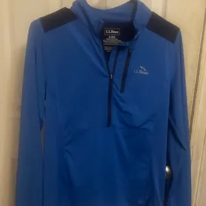 L.L. Bean Royal Blue Zip-Up Jacket thumbnail 1