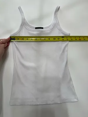 Eadinve white tank top size medium thumbnail 3