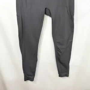 Halara Medium Leggings High Waisted Gray Side Pockets 7/8 Solid‎ Athleisure 1532 thumbnail 3
