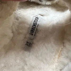 Birkenstock Arizona Shearling Sandals Suede Stone Coin Size 8.5 US 39 thumbnail 7