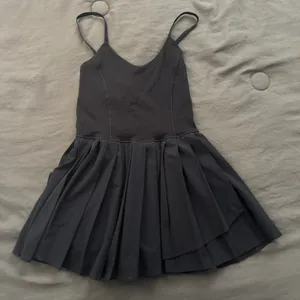 Aerie Offline Black Pleated Tennis Dress thumbnail 3