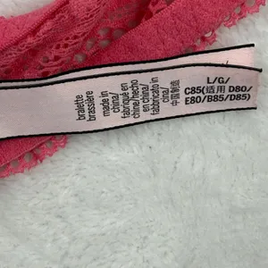 Victoria's Secret Pink Floral Lace Halter Bralette‎ Size Large 361640-Y71 thumbnail 4