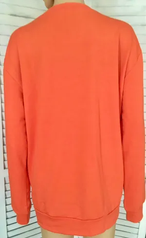 Pumpkin Sweatshirt, Large Orange thumbnail 3