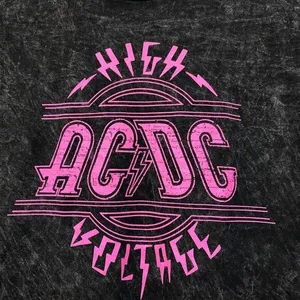 AC/DC High Voltage TNT Heavy Metal Mineral Wash Tee XL thumbnail 2