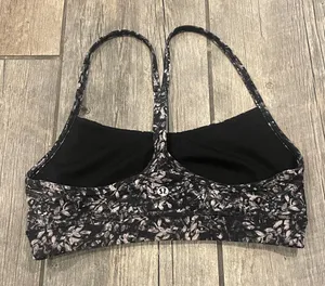 Lululemon Black and Gray Sports Bra thumbnail 1