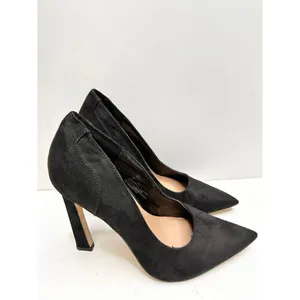 Abound Black Faux Suede Pointed Toe Pumps‎ Heels Size 5.5M thumbnail 4