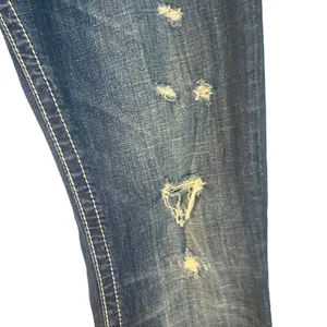 Miss Me Blue Easy Boot Distressed Embellished Classic Denim Jeans Women Sz 29 thumbnail 10