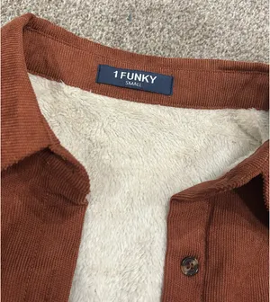 Burnt orange/brown shacket Orange thumbnail 3