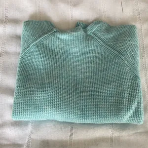 Gap turquoise spring crew neck sweater thumbnail 4