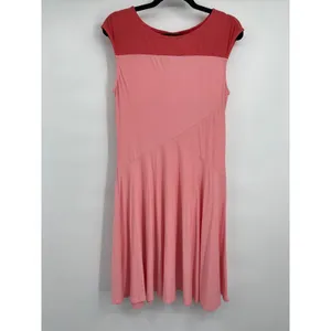 New York & Company Stretch Womens Pink Flowy Dress Cap Sleeves NEW Medium thumbnail 10