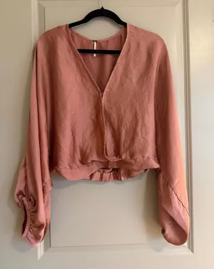 Free People Blouse Long Sleeve thumbnail 1