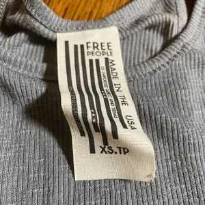 Free People Tank Top Size XS Gray Ribbed Racerback Swing thumbnail 5