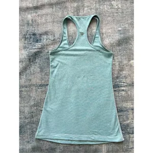 Lululemon Aqua Blue White Micro Stripe Cool Racerback Tank Top Size 4 thumbnail 6