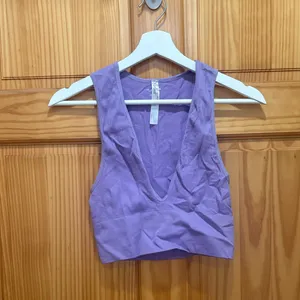 Urban Outfitters Out From Under Size Medium Purple Cropped Bra Top. thumbnail 2