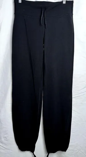 Lululemon Athletica Womens Size 6 Black Drawstring Cinchable Ankle Jogger Pants thumbnail 1