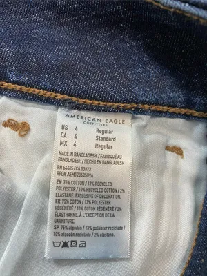 American Eagle Outfitters Dark Blue High-Rise Flare Jeans Size 4 thumbnail 16