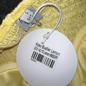 Princess Polly Koko Bustier in Lemon Size 2 New with tag thumbnail 15