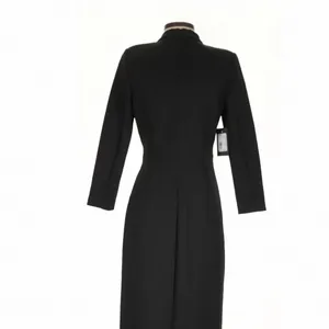 Marciano Black Choker Neck Belted Maxi Dress Small Dark Feminine Quiet Luxury thumbnail 8