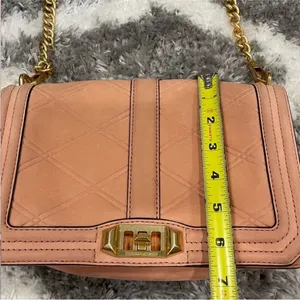 Rebecca Minkoff Pink Nubuck Love Purse thumbnail 5