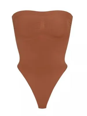 SKIMS SEAMLESS SCULPT STRAPLESS BODYSUIT IN BRONZE size S NWOT thumbnail 1