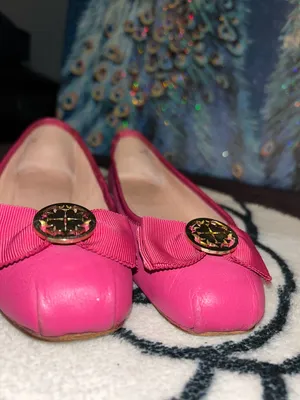 Kate Spade Size 6 Women's Pink Bow Ballet Flats thumbnail 2
