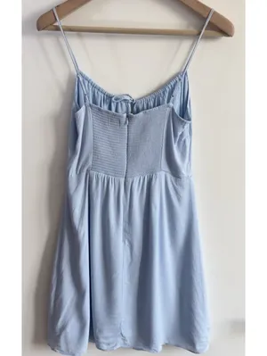 Sunday Best Delilah Dress Sky Blue ECOVERO Mini Dress Size M Aritzia thumbnail 8