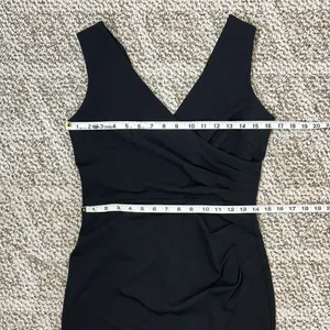 Black V-Neck Sleeveless Maxi Dress with Side Slit thumbnail 13
