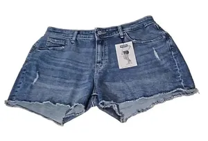 Denizen Levi's NWT High Rise Denim Shorts Size 12 thumbnail 1